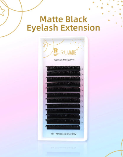 0.03 0.05 0.07 C/CC Curl Russian Volume Eyelashes Extension Individual Handmade Lashes Fans Silk False Mink Eyelash Pinching Fans