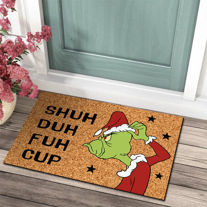 Christmas Door Mat Outdoor Welcome Mat For Front Door, Entryway Christmas Carpet, 24x16 Inch Door Mats, Anti-Slip Rug For Home