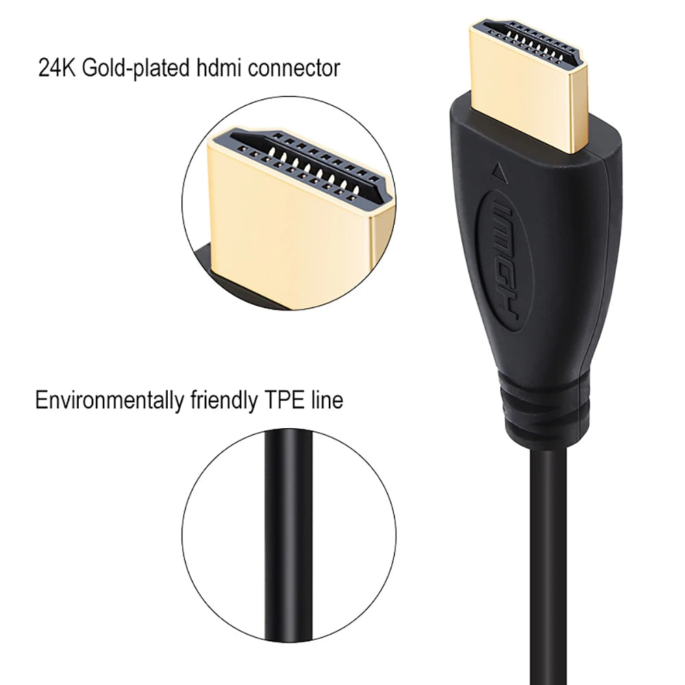 High Speed HDMI Cable HDMI-compatible 2.0 1080P 3D Audio Video Cables for TV Laptop PS3 Projector Computer Xbox 360 Cable